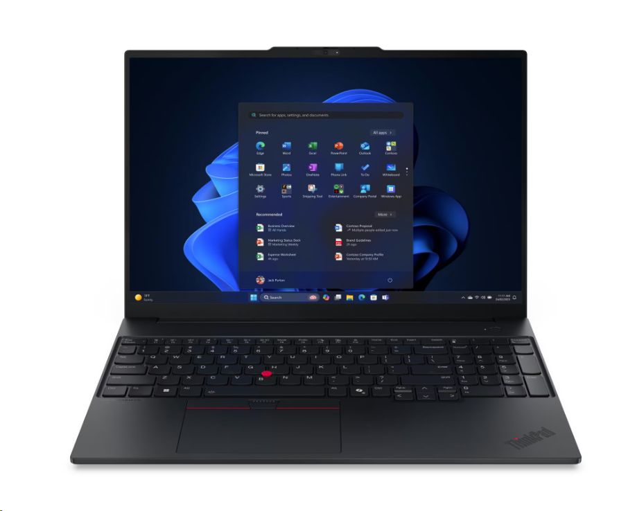 Lenovo ThinkPad E16 Gen 3, 21ST0053SCW, 16" WUXGA IPS, AMD Ryzen 5 220, 16GB, 512GB SSD, W11P, AMD Radeon 740M, 36mj