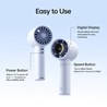 JISU Ručni ventilator F10, Plavi