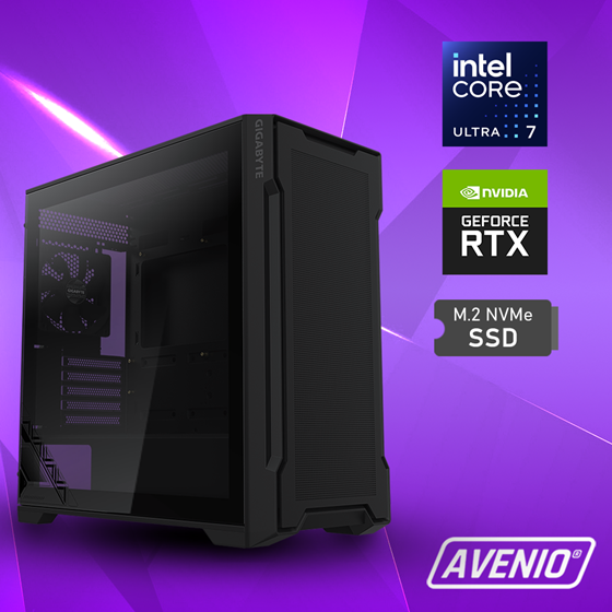 Avenio Prodigy Intel Core Ultra 7 265 5.30GHz 32GB 1TB SSD NVMe W11P RTX 5060 Ti 16GB Ventus 2X GDDR7 P/N: 02243385