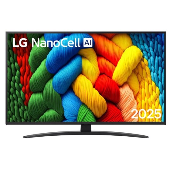 TV LG 43NANO81A6A 43" 4K UHD, NanoCell, Smart TV, 43NANO81A6A.AEU