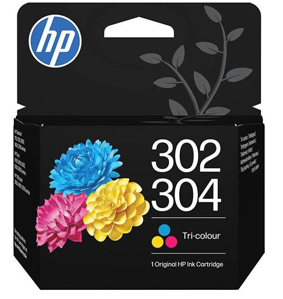 Tinta HP 302/304 TriColor, B7RT6AE