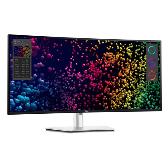 Monitor Dell U4025QW, 39.7" Curved 5K 120Hz, 5ms, 1x HDMI, 1x DisplayPort, 1x Thunderbolto 4, 1x USB C, 1x RJ45, Height Adjustable