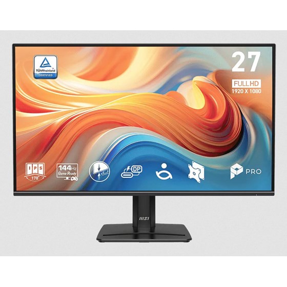 Monitor MSI PRO MP272 E14C, 27" FullHD, IPS, 144Hz, 1ms,Type-C, HDR Ready, AMD FreeSync