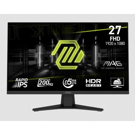 Monitor MSI Gaming 274F, 27" FullHD,Rapid IPS,200Hz, 0.5ms, HDR Ready, AMD FreeSync Premium
