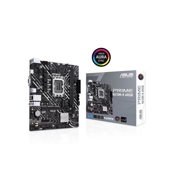 Matična ploča Asus Prime H610M-K ARGB, Intel H610, LGA 1700, mATX, DDR5