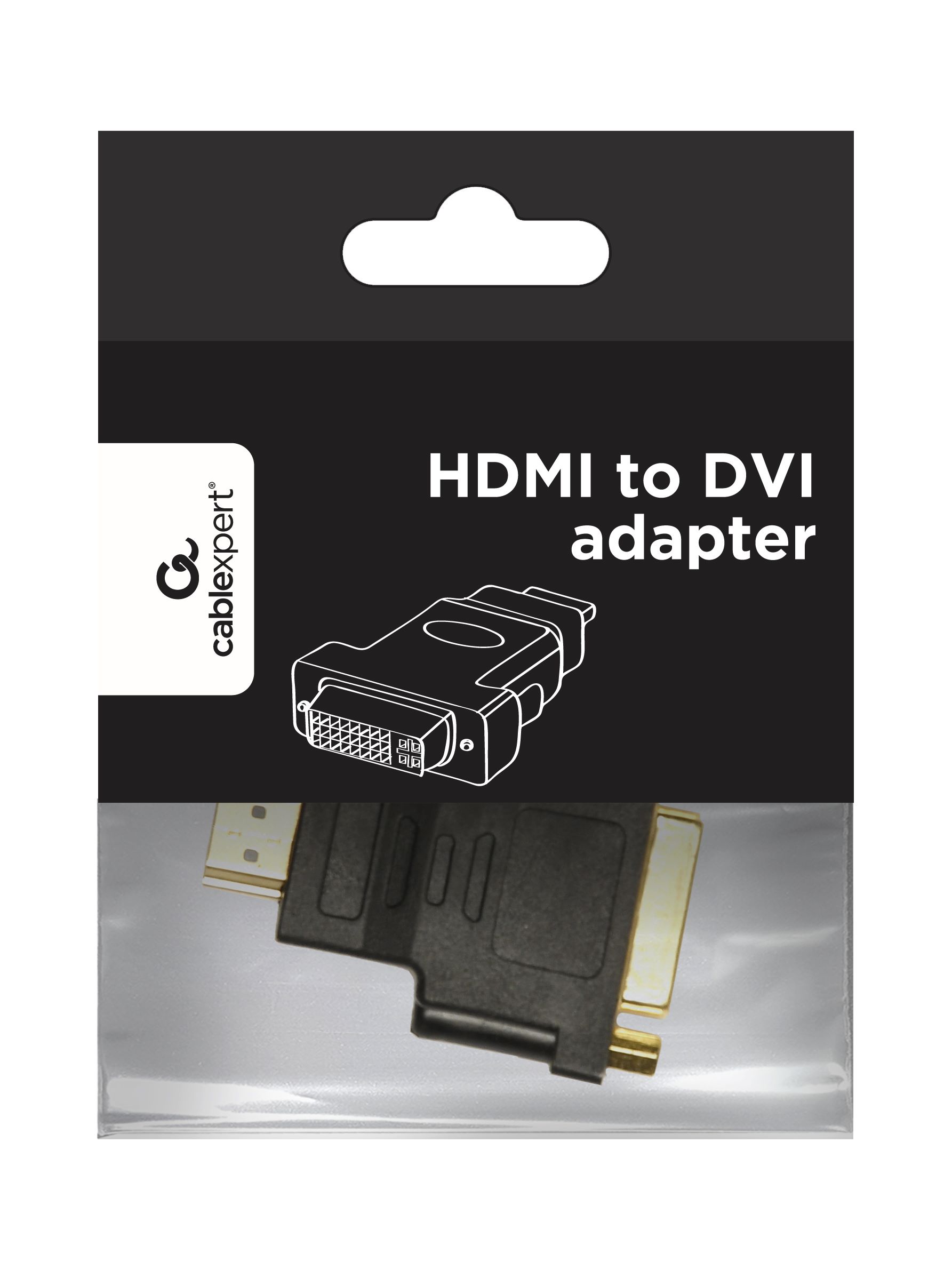 Adapter HDMI M - DVI F Gembird P/N: A-HDMI-DVI-3