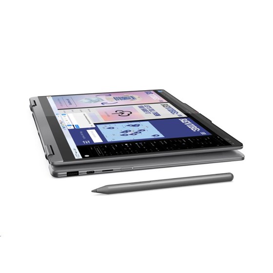 Lenovo Yoga 7i 2u1, 83JQ00E5SC, 14" WUXGA OLED TouchScreen, Intel Core Ultra 7 256V, 16GB, 1TB SSD, FreeDOS, Intel Arc Graphics + Lenovo Yoga Pen (Luna Grey), 36mj