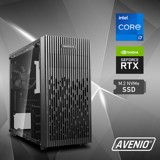 Avenio ProGamer Intel Core i7 12700 4.90GHz 16GB 1TB SSD NVMe W11 Pro nVidia RTX 5060 8GB GDDR7 P/N: 02243420