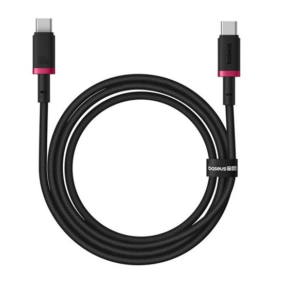Kabel USB C - USB C 100W 2m, Baseus, crno crveni