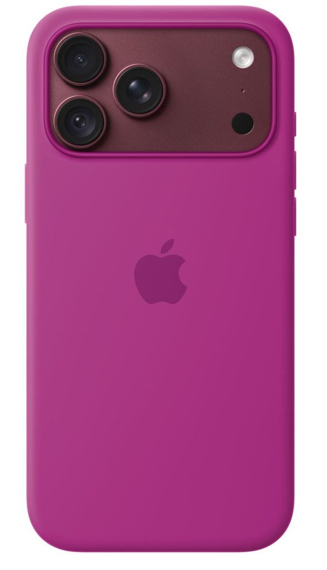 Apple iPhone 18 Pro Max Silicone Case with MagSafe - Magenta, mk904zm/a