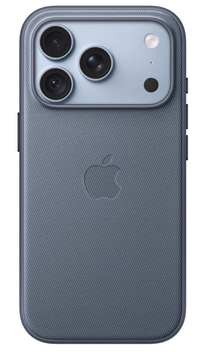 Apple iPhone 18 Pro TechWoven Case with MagSafe – Chambray Blue, mkd54zm/a