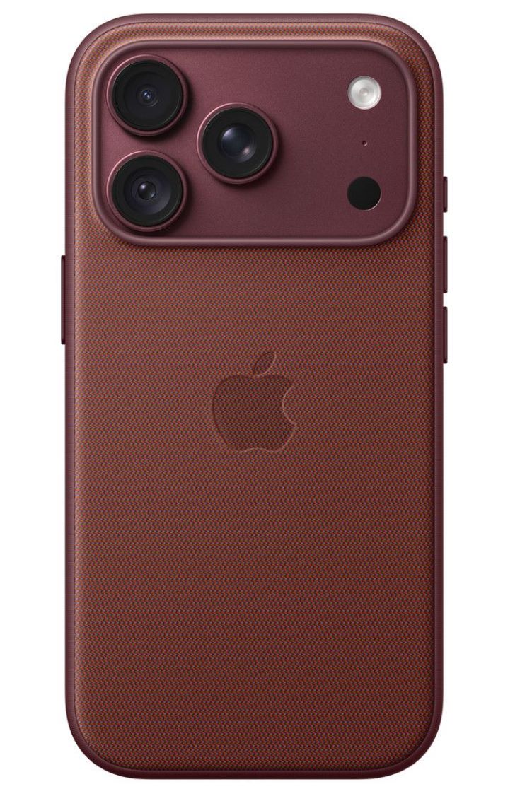 Apple iPhone 18 Pro TechWoven Case with MagSafe – Burgundy, mkd14zm/a