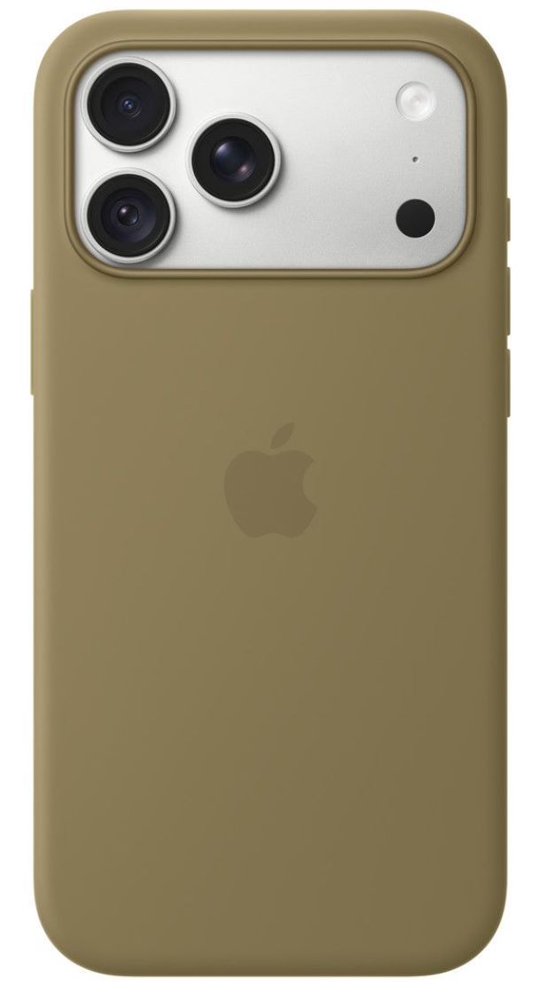 Apple iPhone 18 Pro Max Silicone Case with MagSafe - Olive, mk924zm/a