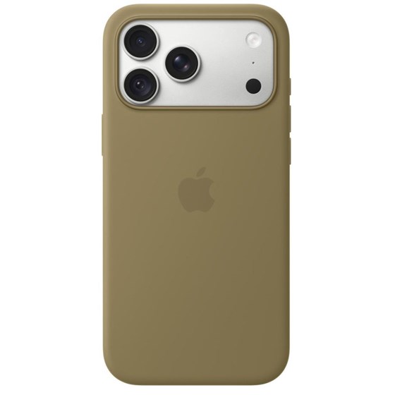 Apple iPhone 18 Pro Max Silicone Case with MagSafe - Olive, mk924zm/a