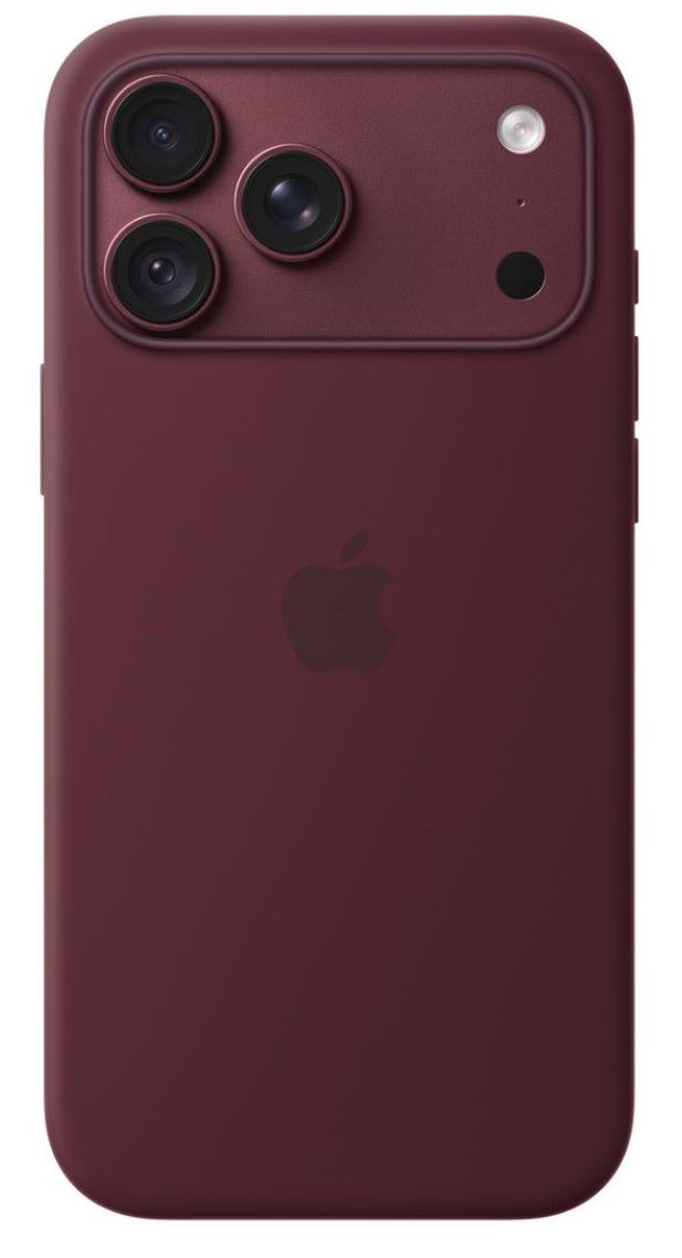 Apple iPhone 18 Pro Max Silicone Case with MagSafe - Burgundy, mk914zm/a