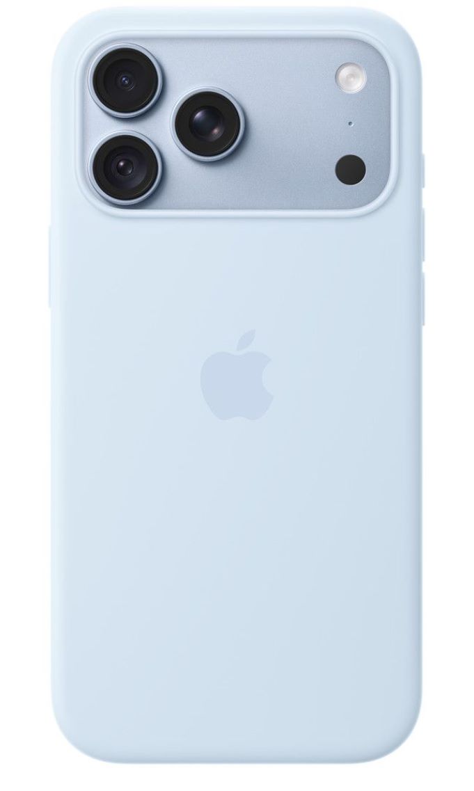 Apple iPhone 18 Pro Max Silicone Case with MagSafe - Crisp Blue, mk934zm/a