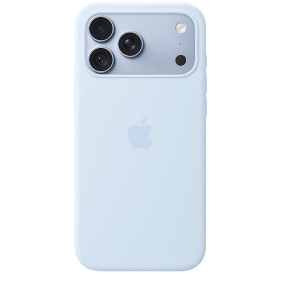 Apple iPhone 18 Pro Max Silicone Case with MagSafe - Crisp Blue, mk934zm/a