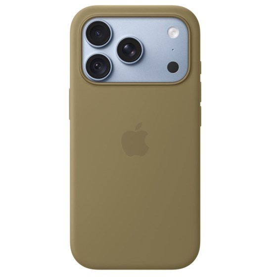 Apple iPhone 18 Pro Silicone Case with MagSafe - Olive, mk8v4zm/a