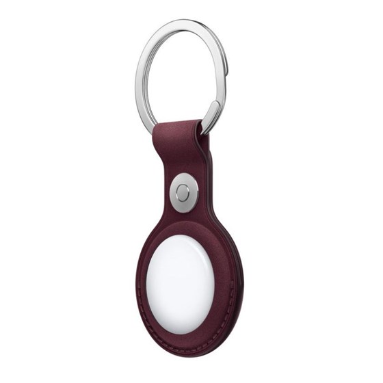 Apple AirTag FineWoven Key Ring – Burgundy, mkg04zm/a