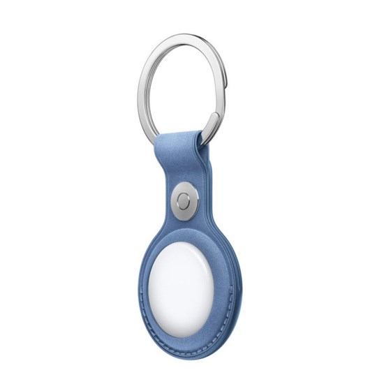 Apple AirTag FineWoven Key Ring – Wildflower Blue, mkg14zm/a