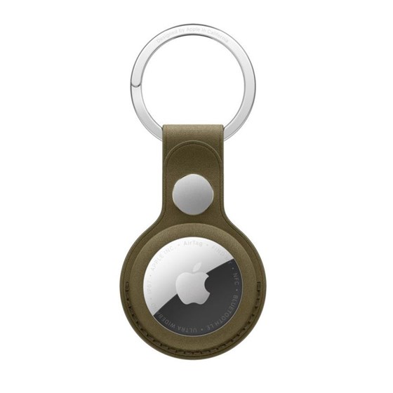 Apple AirTag FineWoven Key Ring – Dark Olive, mkg24zm/a