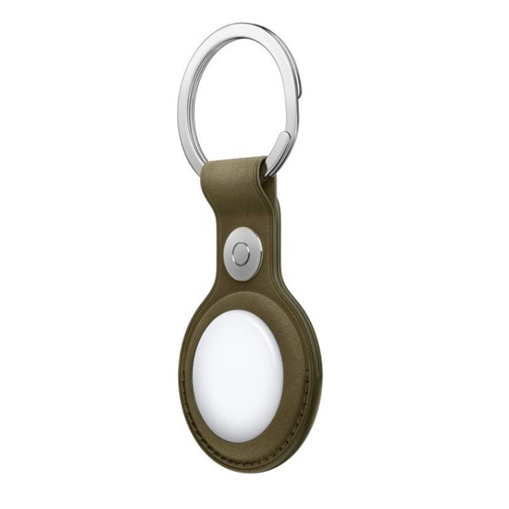 Apple AirTag FineWoven Key Ring – Dark Olive, mkg24zm/a