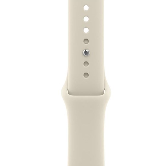 Apple Watch SE3 v2 GPS 40mm Starlight Aluminium Case with Sand Sport Band - S/M