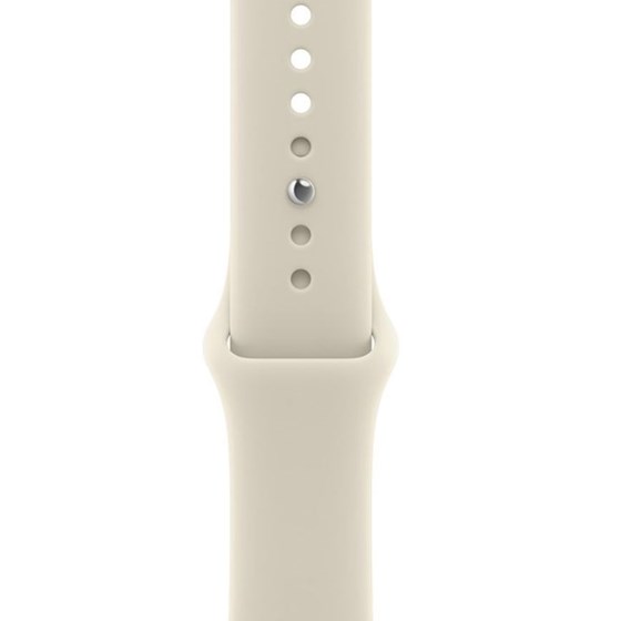 Apple Watch SE3 v2 GPS 40mm Starlight Aluminium Case with Sand Sport Band - M/L