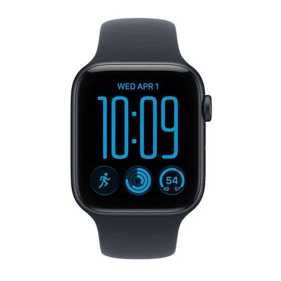 Apple Watch SE3 v2 GPS 40mm Midnight Aluminium Case with Navy Blue Sport Band - S/M