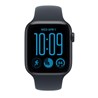 Apple Watch SE3 v2 GPS 40mm Midnight Aluminium Case with Navy Blue Sport Band - M/L