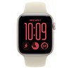 Apple Watch SE3 v2 GPS 44mm Starlight Aluminium Case with Sand Sport Band - S/M