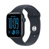 Apple Watch SE3 v2 GPS 44mm Midnight Aluminium Case with Navy Blue Sport Band - M/L