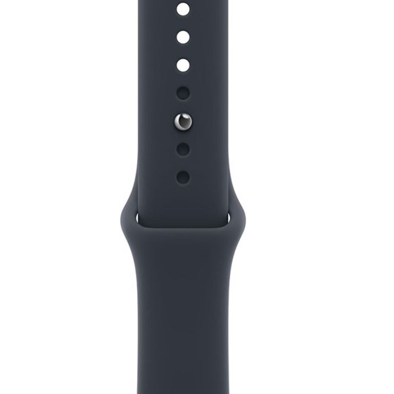 Apple Watch SE3 v2 GPS 44mm Midnight Aluminium Case with Navy Blue Sport Band - M/L