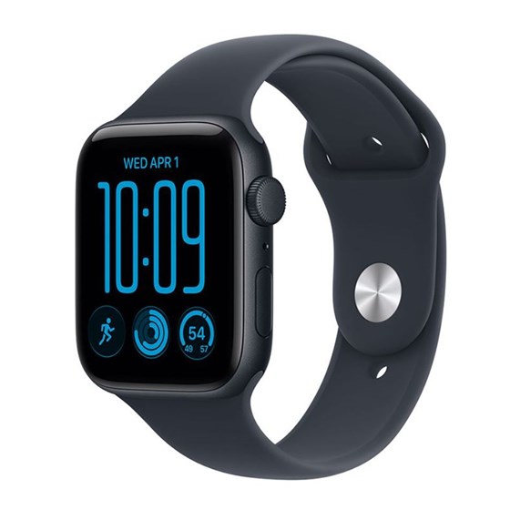Apple Watch SE3 v2 Cellular 40mm Midnight Aluminium Case with Navy Blue Sport Band - M/L