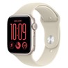 Apple Watch SE3 v2 Cellular 44mm Starlight Aluminium Case with Sand Sport Band - S/M