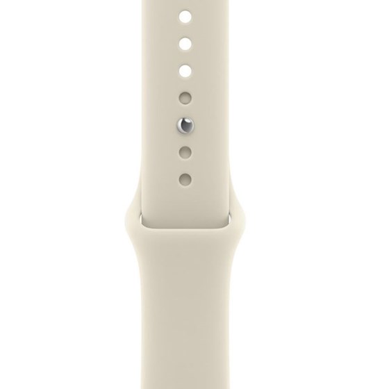 Apple Watch SE3 v2 Cellular 44mm Starlight Aluminium Case with Sand Sport Band - M/L