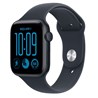 Apple Watch SE3 v2 Cellular 44mm Midnight Aluminium Case with Navy Blue Sport Band - M/L