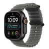 Apple Watch Ultra 4 Cellular 49mm Black Titanium Case with Translucent Black Ocean Band