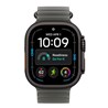 Apple Watch Ultra 4 Cellular 49mm Black Titanium Case with Translucent Black Ocean Band