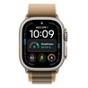 Apple Watch Ultra 4 Cellular 49mm Natural Titanium Case with Desert Alpine Loop - M