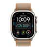 Apple Watch Ultra 4 Cellular 49mm Natural Titanium Case with Sand Trail Loop - S/M