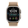 Apple Watch Ultra 4 Cellular 49mm Natural Titanium Case with Sand Trail Loop - M/L