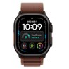 Apple Watch Ultra 4 Cellular 49mm Black Titanium Case with Burgundy Alpine Loop - M
