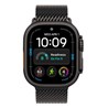 Apple Watch Ultra 4 Cellular 49mm Black Titanium Case with Black Titanium Milanese Loop - S