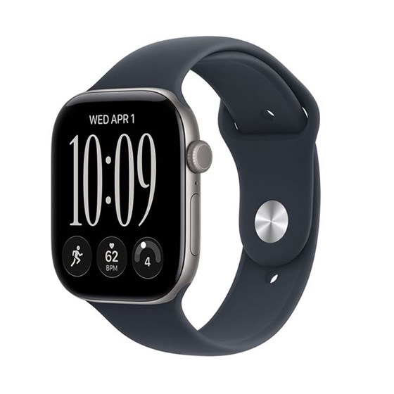 Apple Watch S12 GPS 42mm Space Grey Aluminium Case with Navy Blue Sport Band - M/L