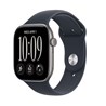 Apple Watch S12 GPS 42mm Space Grey Aluminium Case with Navy Blue Sport Band - M/L