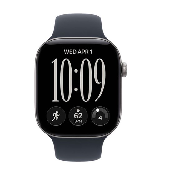 Apple Watch S12 GPS 42mm Space Grey Aluminium Case with Navy Blue Sport Band - M/L