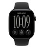 Apple Watch S12 GPS 42mm Black Aluminium Case with Black Sport Band - M/L