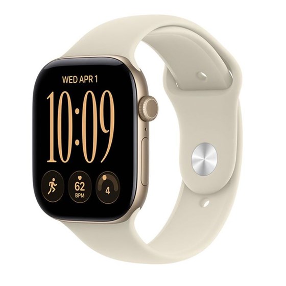 Apple Watch S12 GPS 42mm Light Gold Aluminium Case with Sand Sport Band - M/L