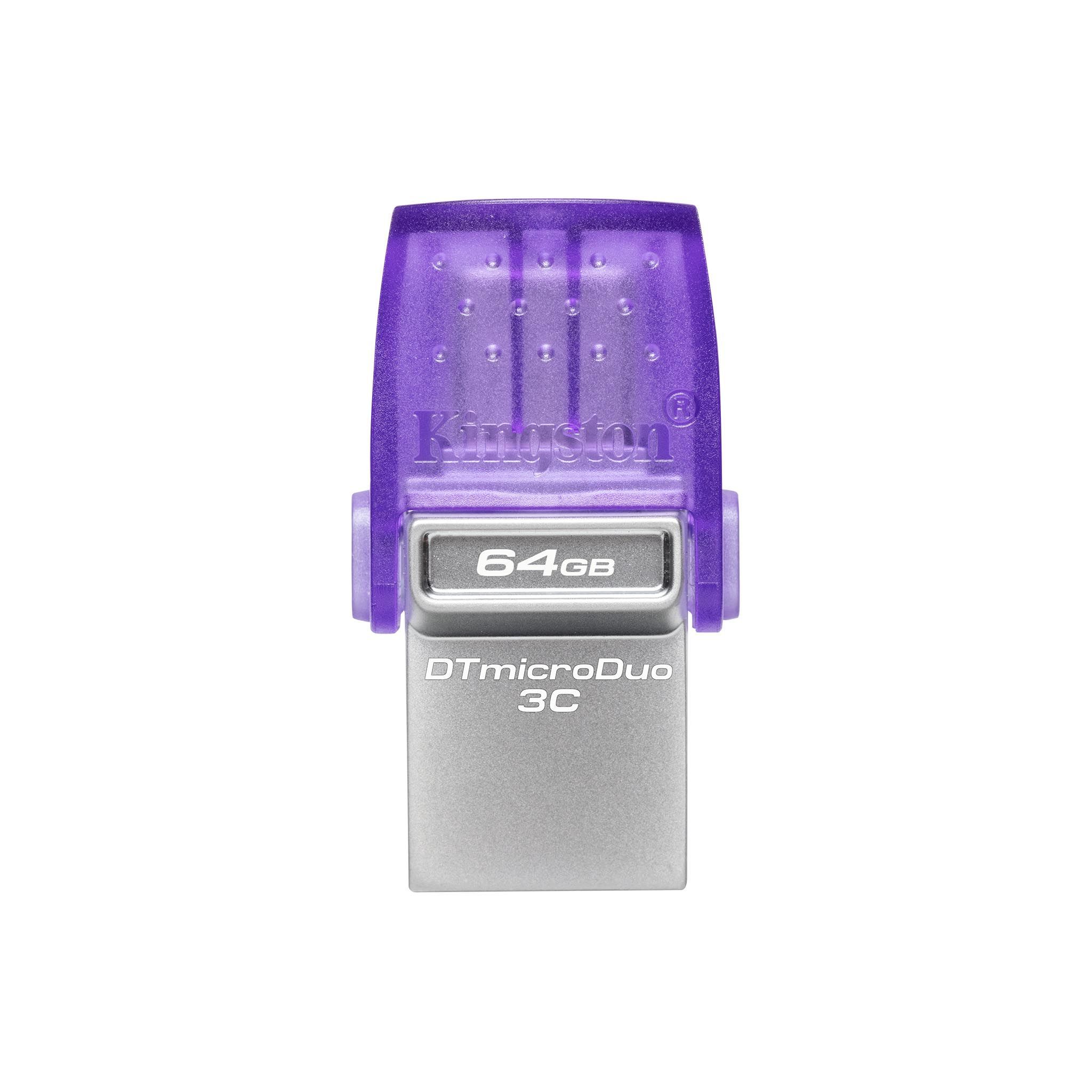 Memorija USB 3.2 Gen1 64GB DataTraveler microDuo 3C 200MB/s dual USB-A + USB-C, P/N: DTDUO3CG3/64GB